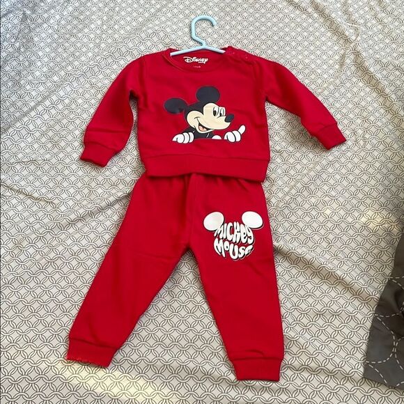 Disney Red Mickey Mouse Dress for baby 9-12months - Picture 1 of 6